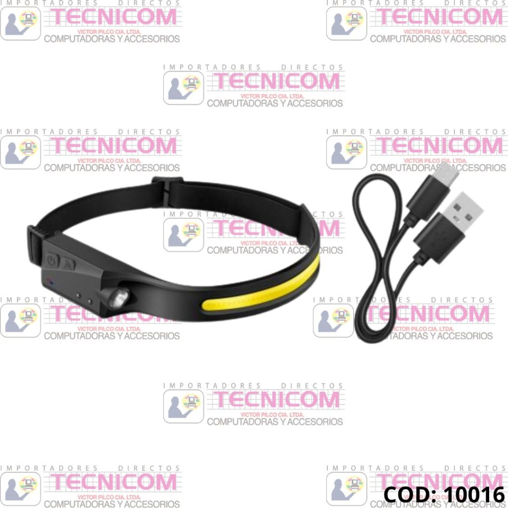 LINTERNA LED RECARGABLE PARA FRENTE