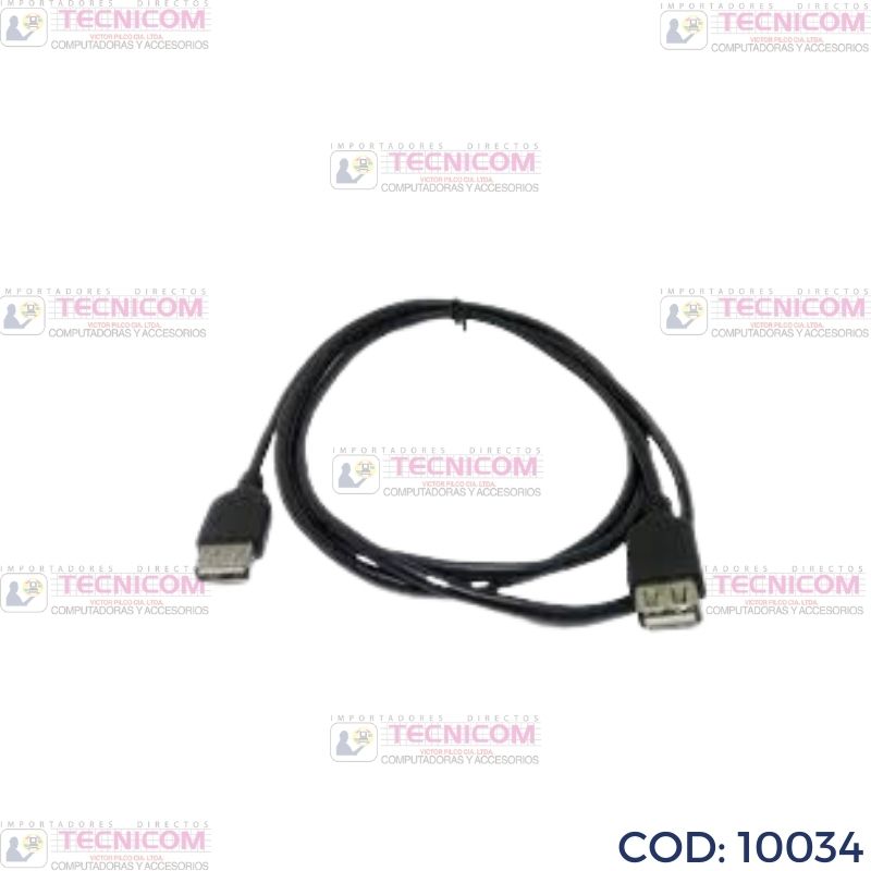 CABLE DE EXTENSION USB 2.0 1.8 MTROS