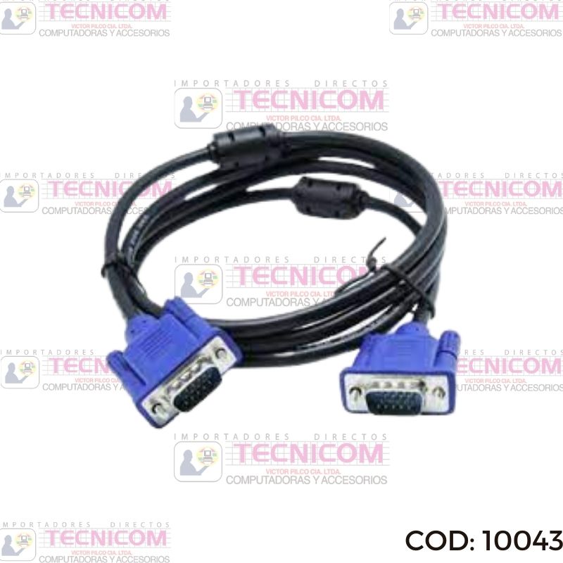 CABLE VGA M/M 3Mts