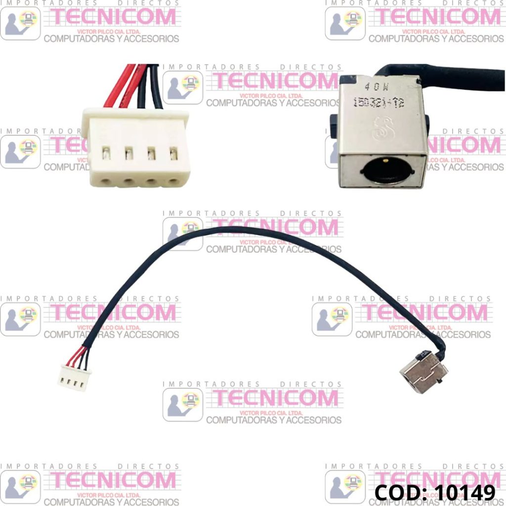 PIN DE CARGA ACER ACER A315-51 DC301010Q00 5.5x1.7 4PIN
