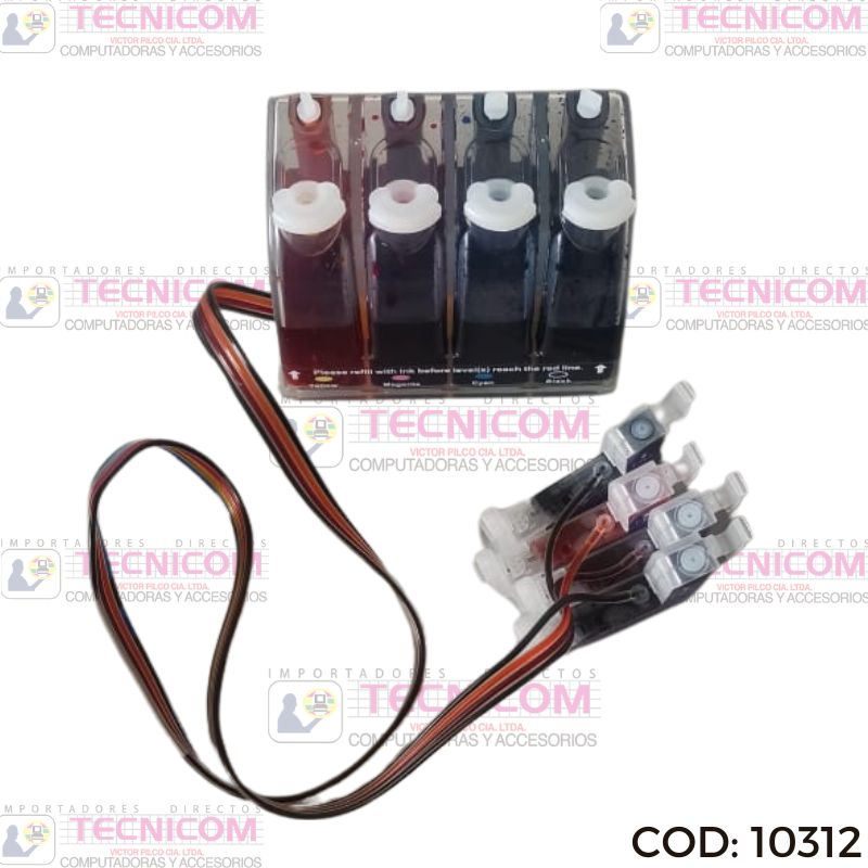 SISTEMA DE TINTA CONTINUA EPSON 4 COLORES