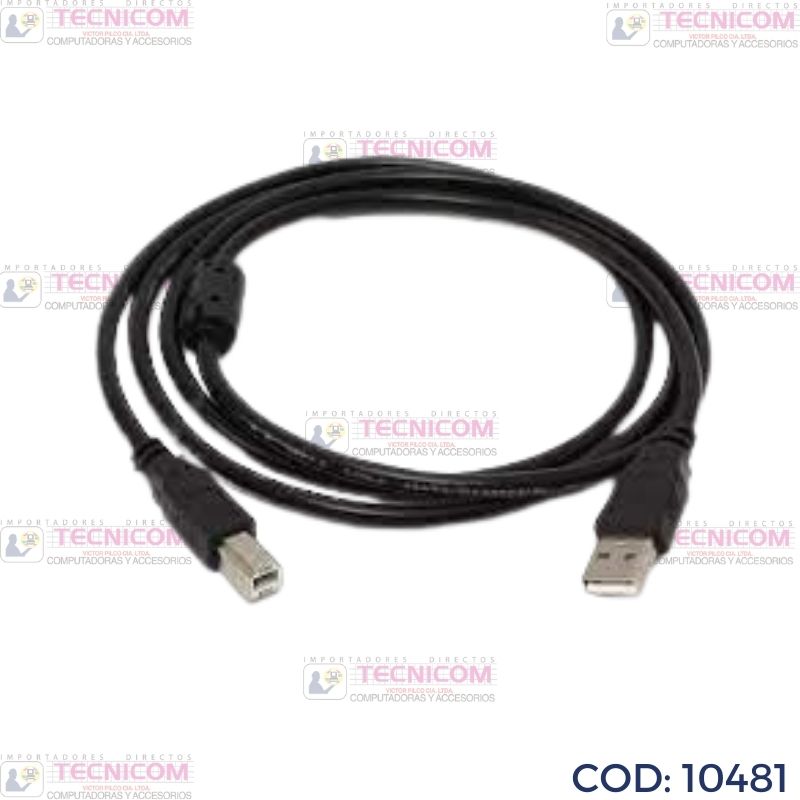 CABLE DE IMPRESORA USB 1.8 METROS