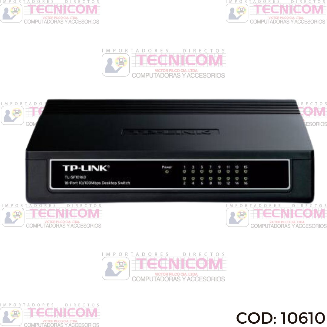 SWITCH TP-LINK 16 PUERTOS TL-SF1016D