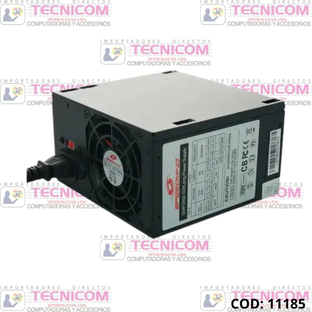 FUENTE DE PODER 600W SPEEDMIND PS-600W