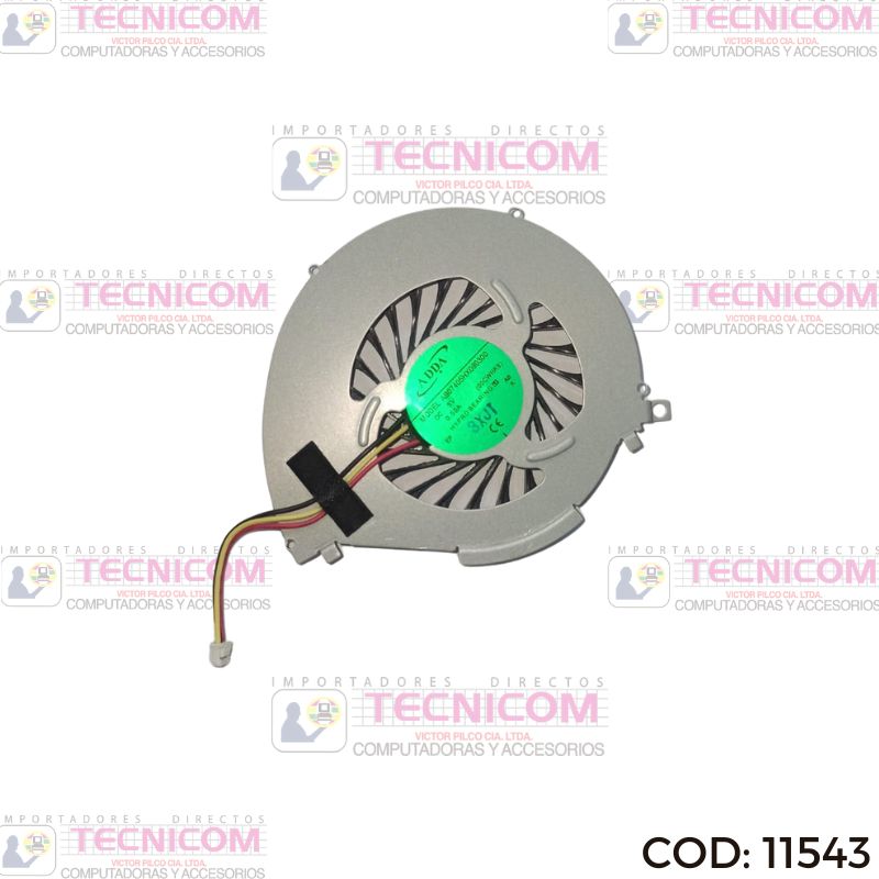 VENTILADOR INTERNO SONY SVF142A  AB07405HX080300