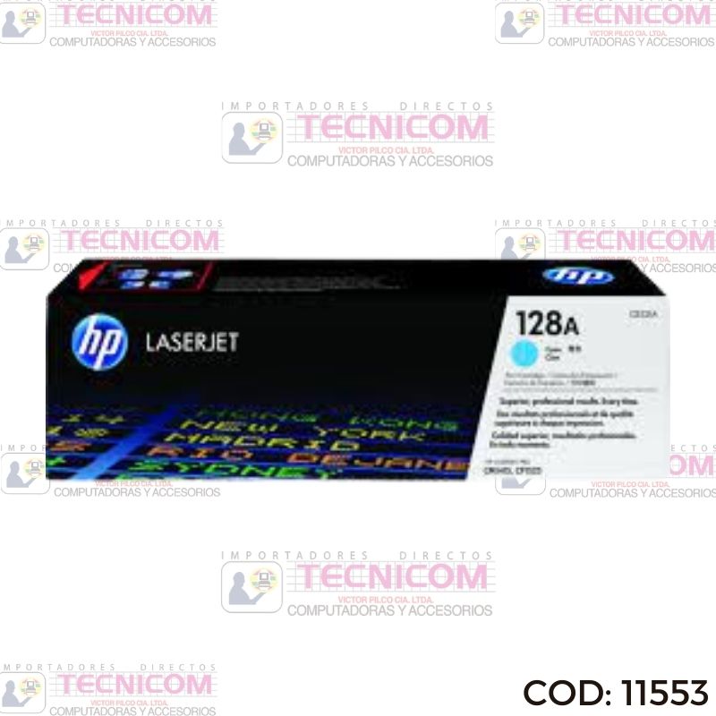 TONER HP CE321A ORIGINAL 128A CYAN