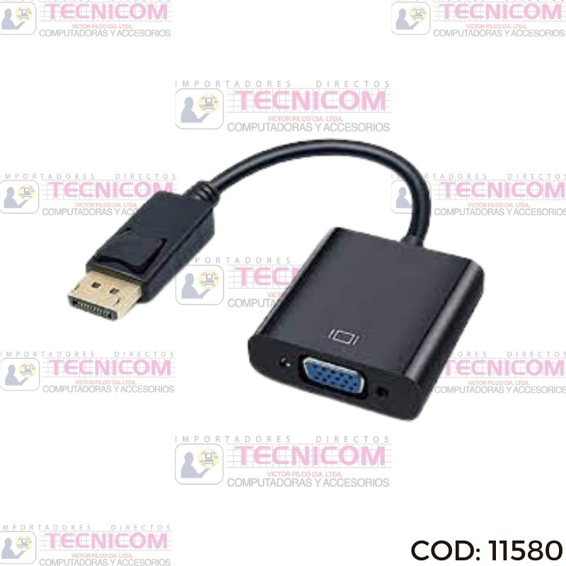 ADAPTADOR DISPLAY PORT A VGA