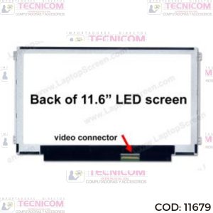 PANTALLA PARA NOTEBOOK 11.6" 1366x768 40PIN IZQ/DER