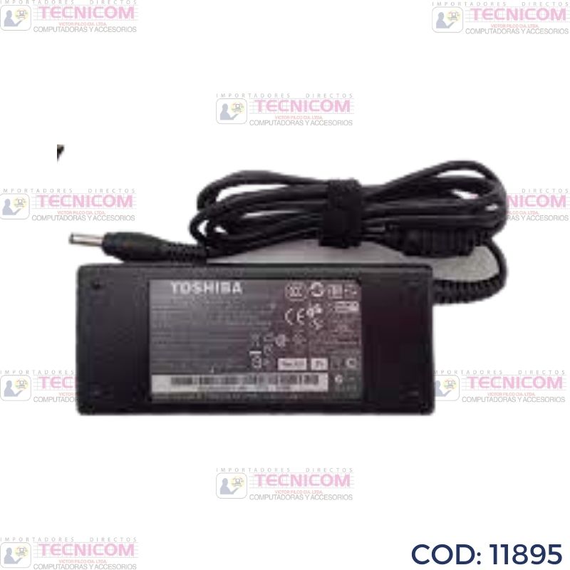 ADAPTADOR DE NOTEBOOK TOSHIBA 19V 3.95A (5.5x2.5)