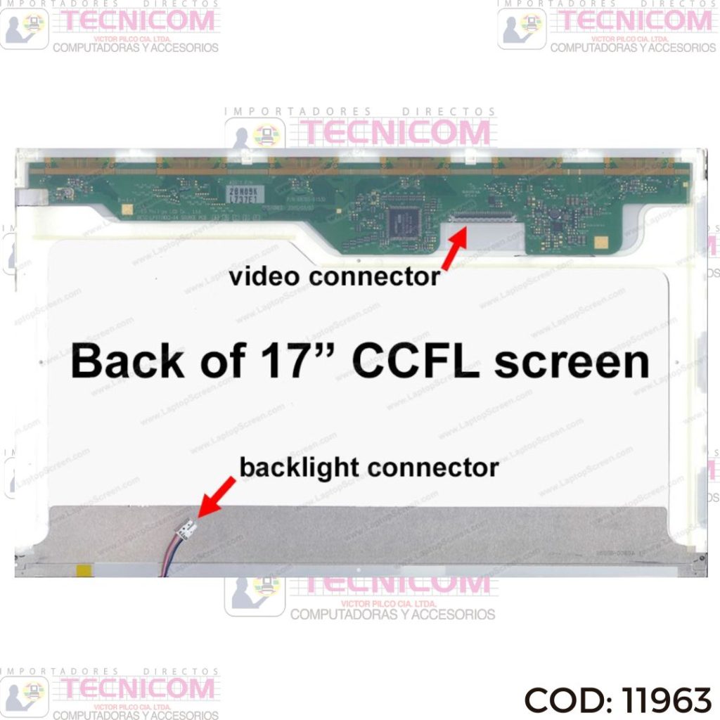 PANTALLA PARA NOTEBOOK 17.1" 1440x900 LP171WP4 (TL)(B1)