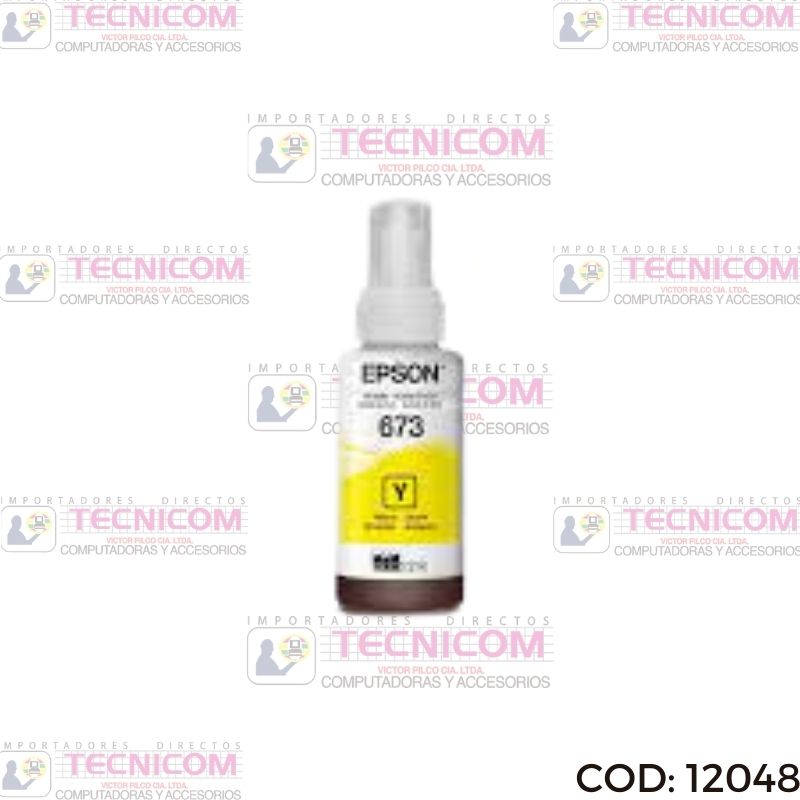 TINTA EPSON YELLOW ORIGINAL T673420 L800