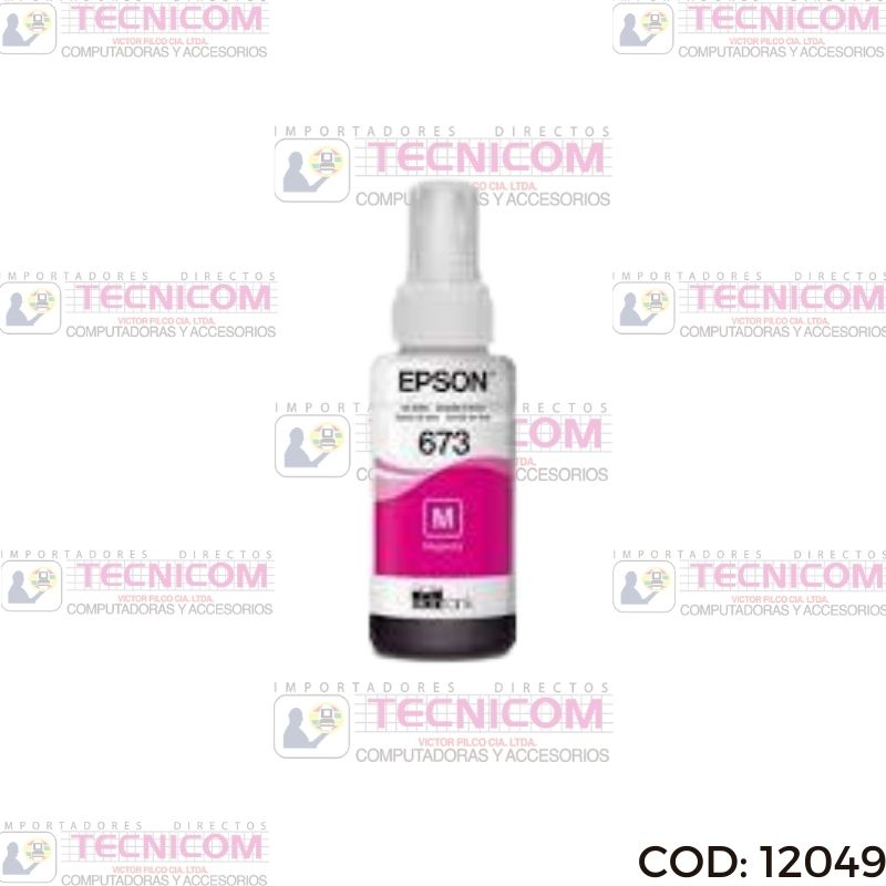 TINTA EPSON MAGENTA ORIGINAL T673320 L800