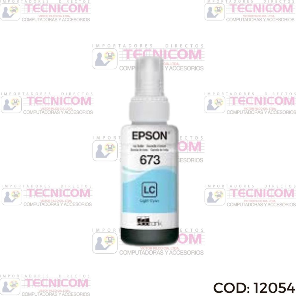 TINTA EPSON LIGHT CYAN ORIGINAL T673520 L800