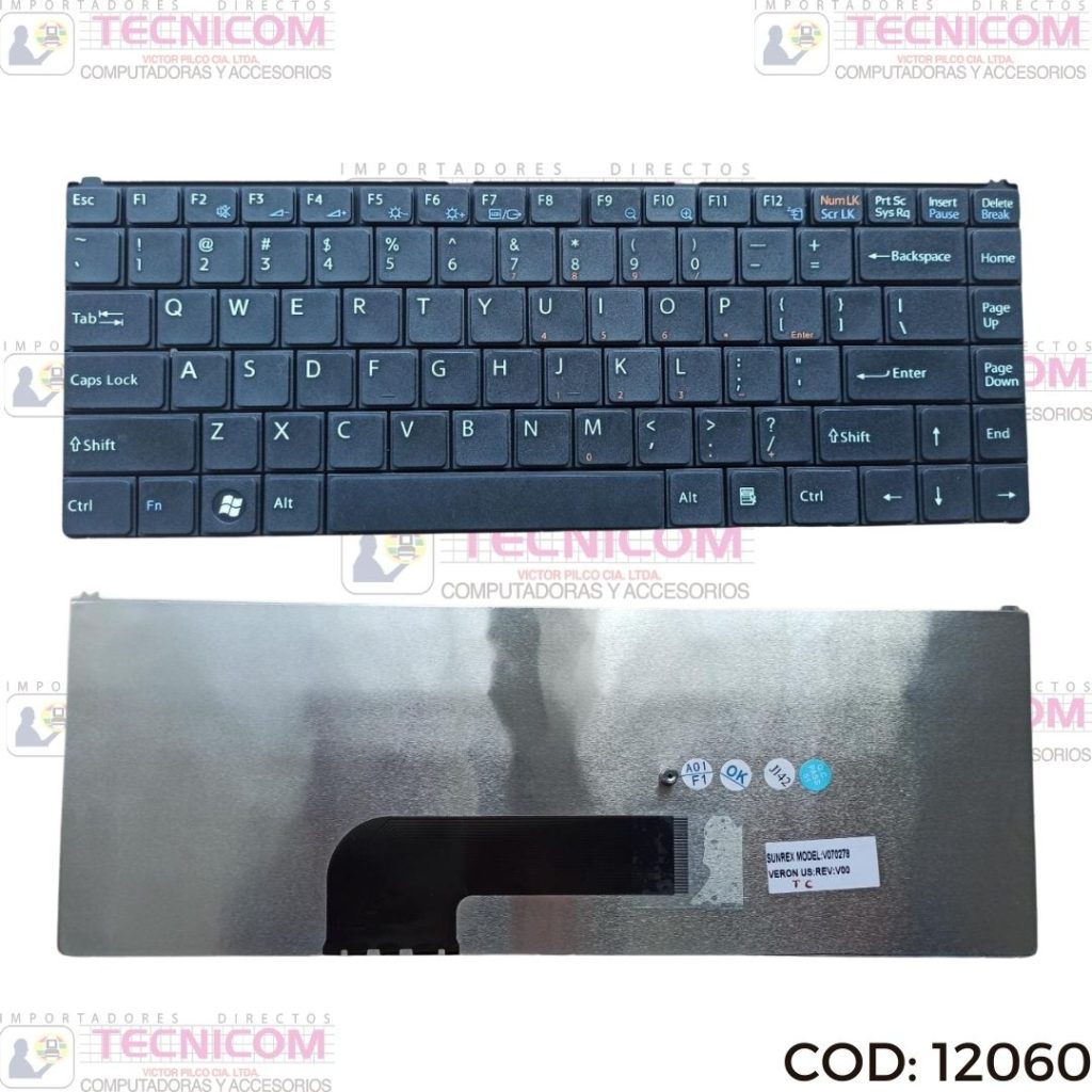 TECLADO DE NOTEBOOK SONY VGN SERIES N320E