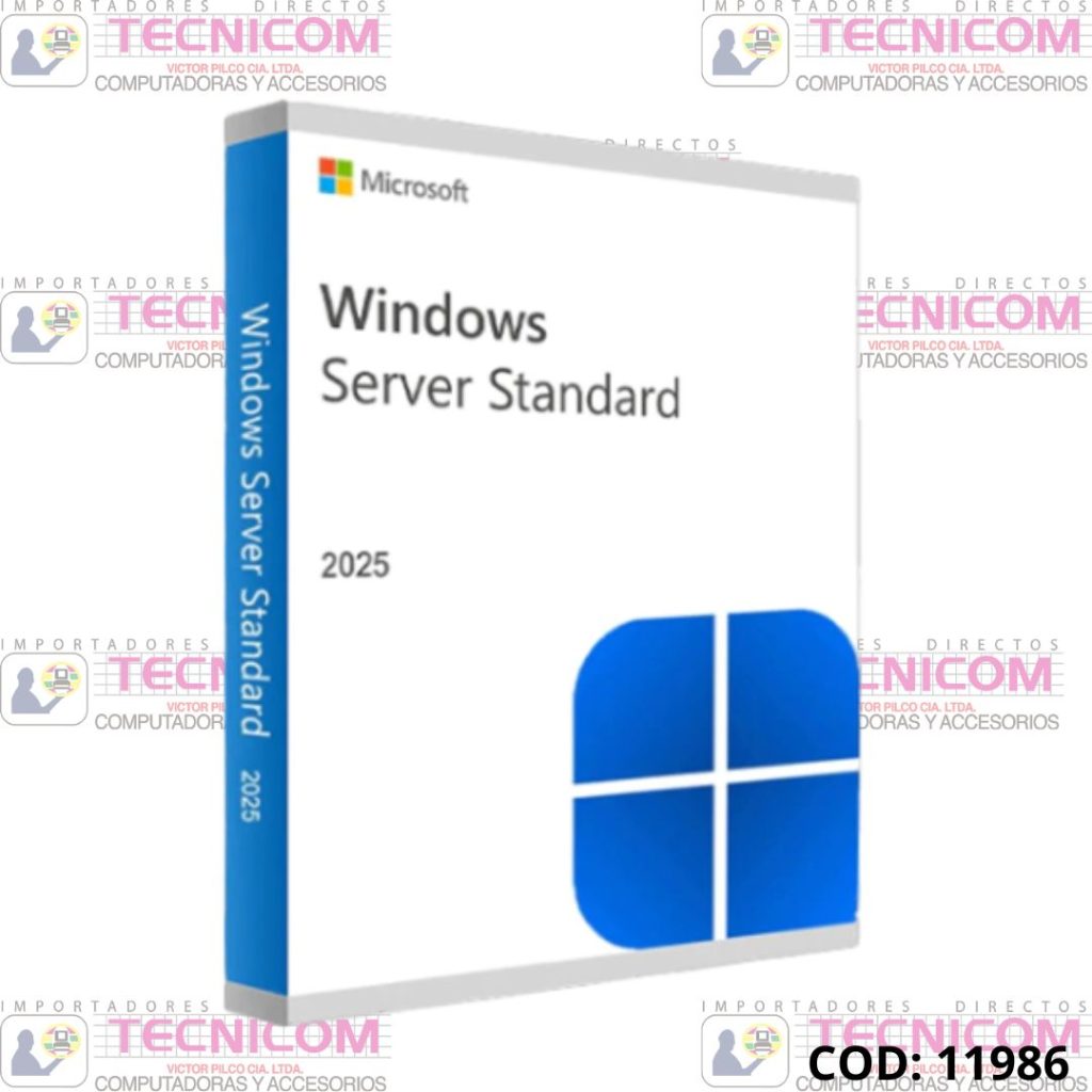 SOFTWARE WINDOWS SERVER STD 2025 OEM 24CORE INGLES
