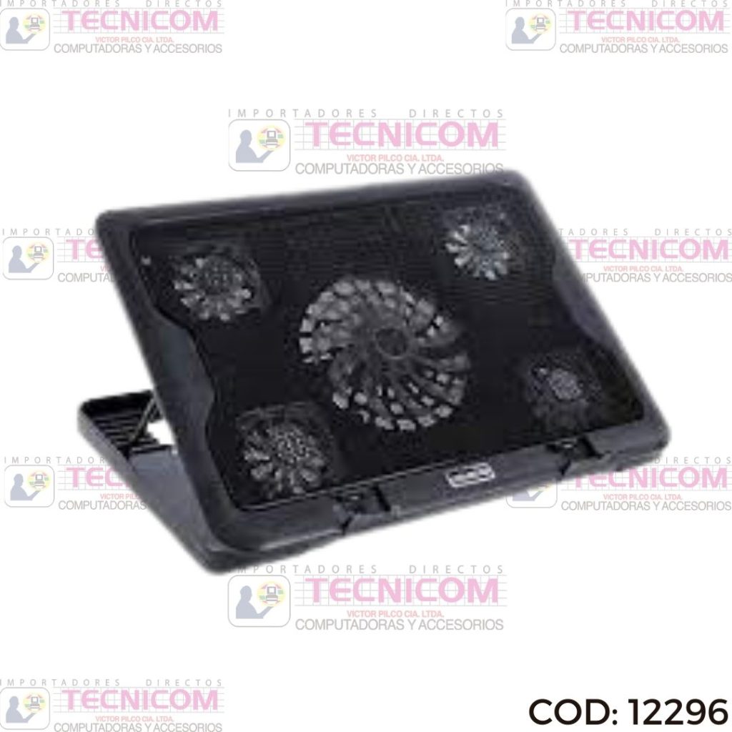 VENTILADOR PARA NOTEBOOK S505 5VENT 4NIVELES 15.6"-17"