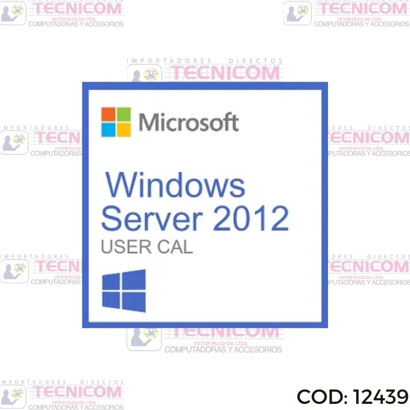 SOFTWARE WINDOWS SERVER 2012 5 CALS PN:701606-DN1