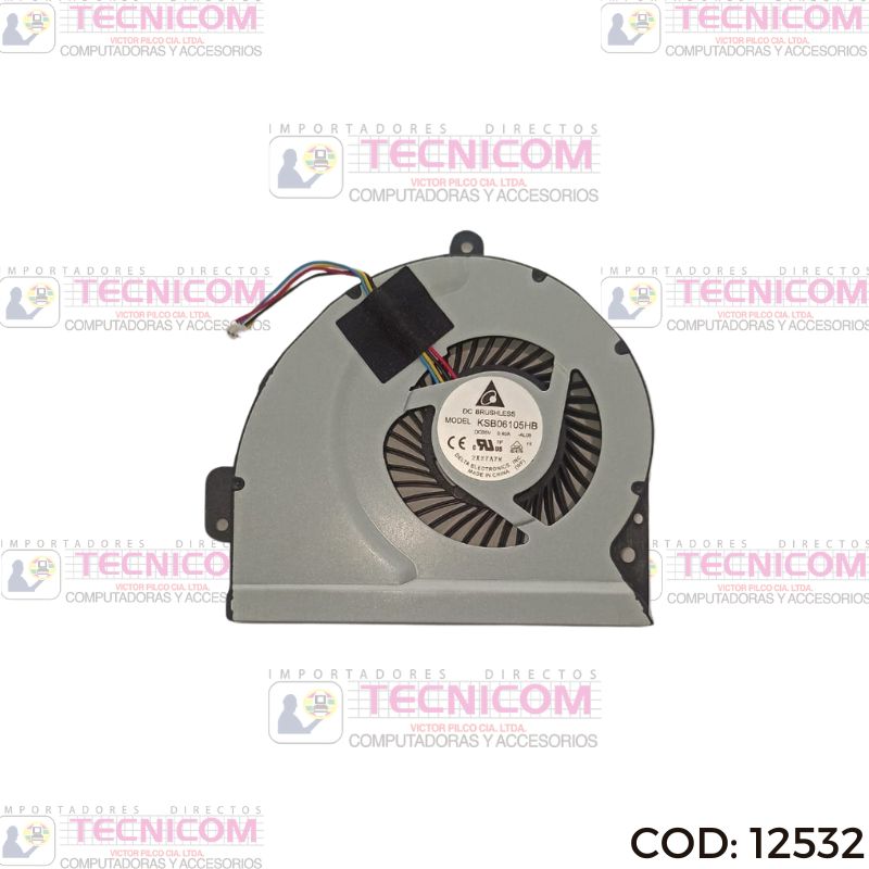 VENTILADOR INTERNO ASUS A43 A53 K43 K53 13GN7BC0P170-1