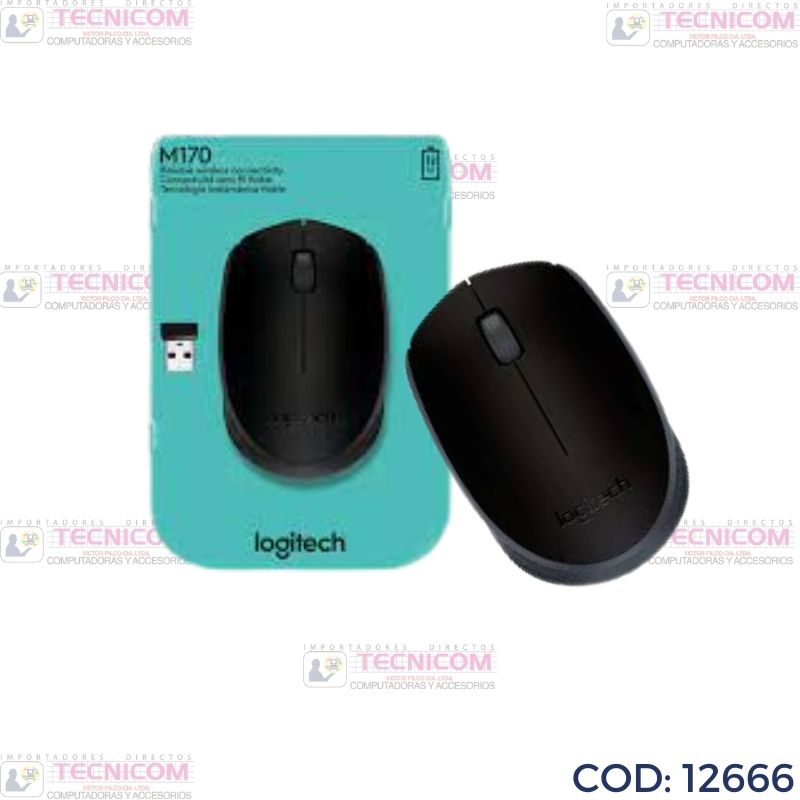 MOUSE LOGITECH M170 INALAMBRICO TAMAÑO MEDIO