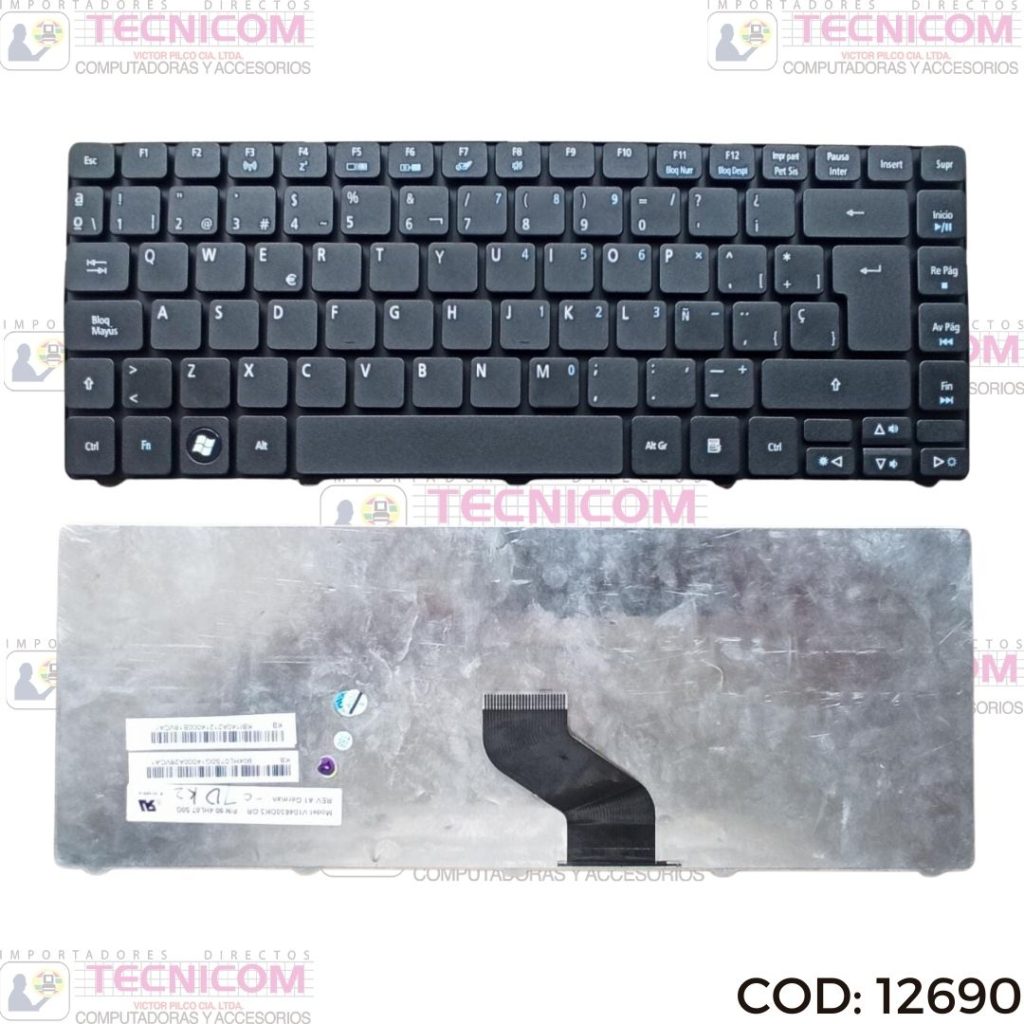 TECLADO DE NOTEBOOK ACER ASP 4741G 4745