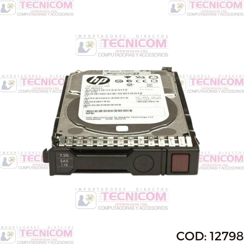 DISCO DURO HP 2TB 6G SAS 7.2K PN:652757-B21