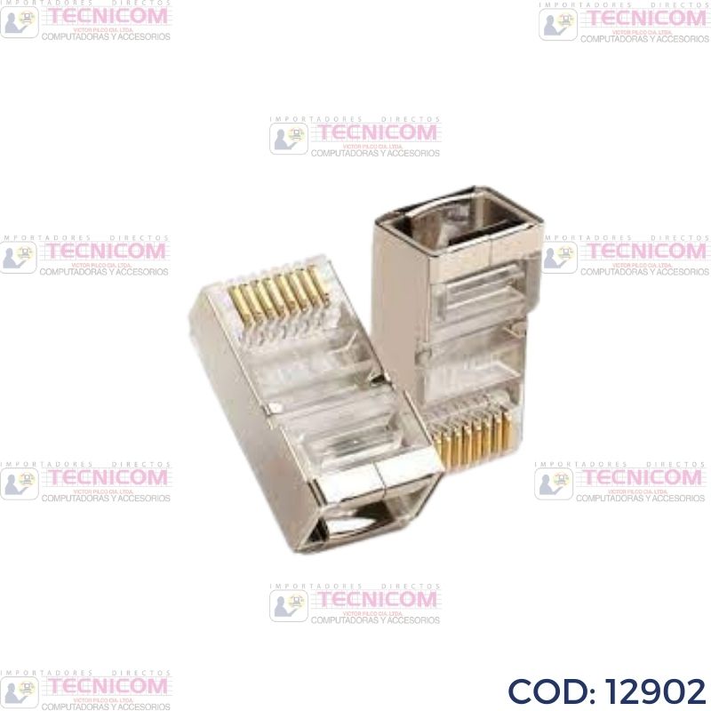 CONECTOR RJ45 CAT.6 BLINDADO