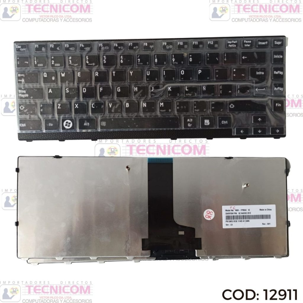 TECLADO DE NOTEBOOK TOSHIBA P745 / M640 / M645 / M650