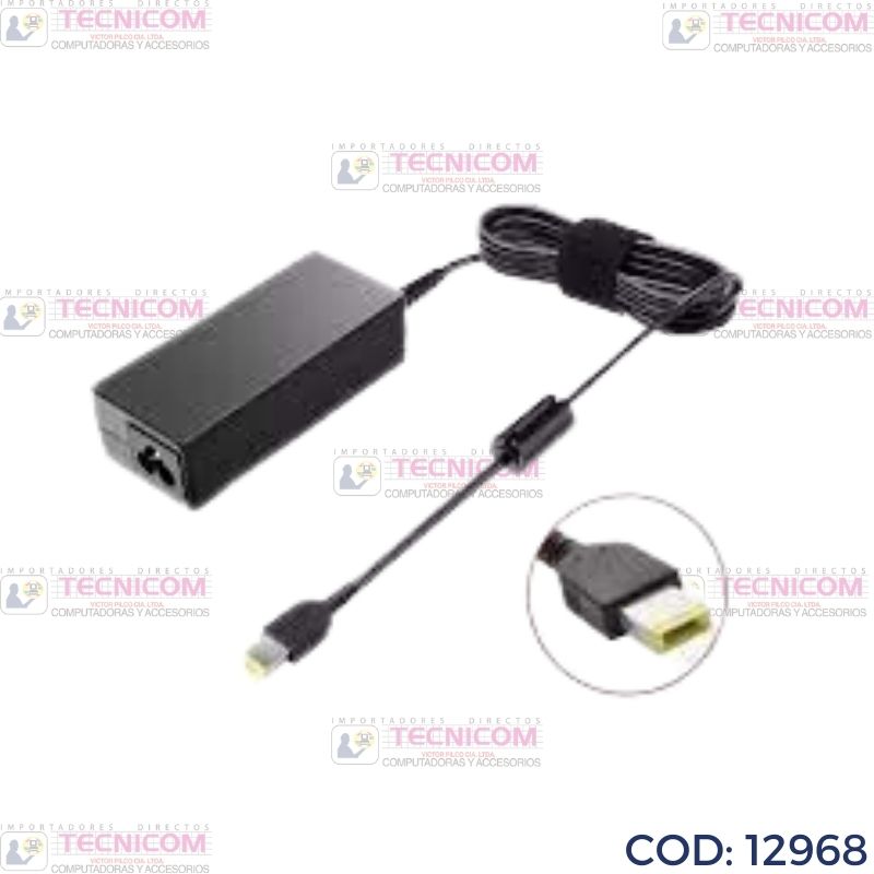ADAPTADOR DE NOTEBOOK LENOVO 20V 2.25A USB REEMPLAZO