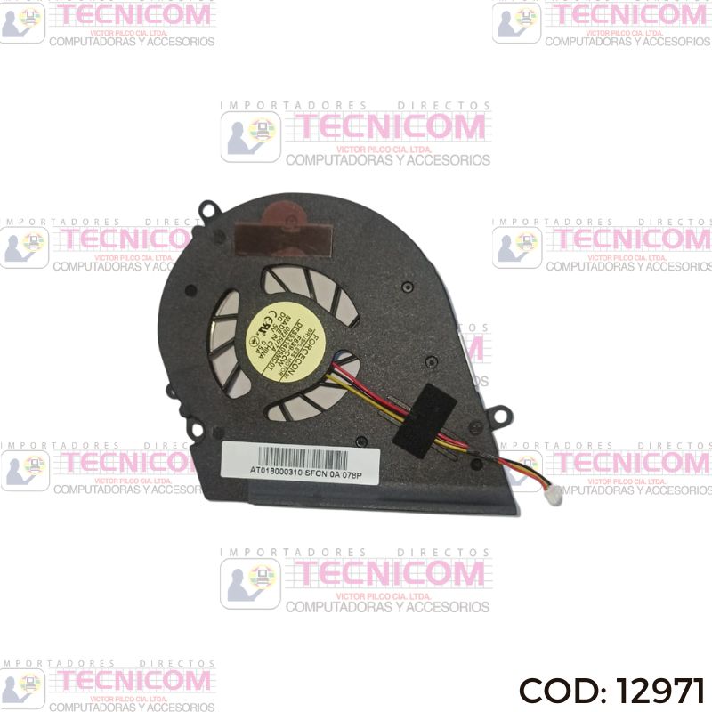 VENTILADOR INTERNO TOSHIBA A200 A210 L450 L455 K000086560