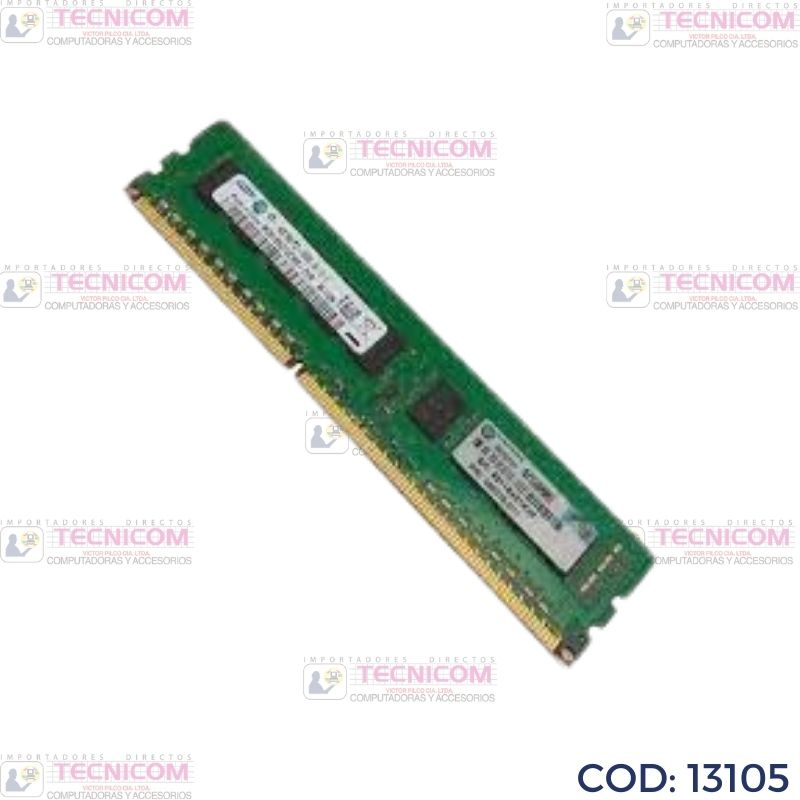 MEMORIA HP 8GB 2RX8 PC3-10600R ECC 1.5V