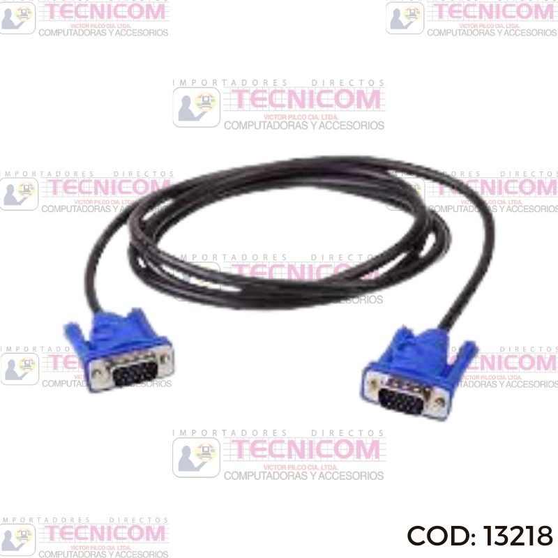 CABLE VGA M/M 1.8 Mts