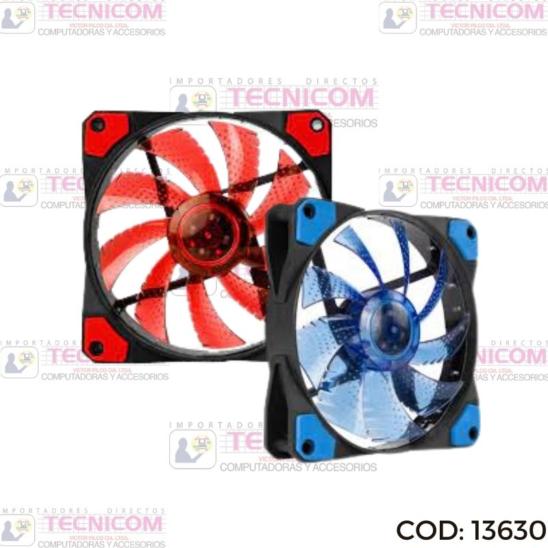 VENTILADOR PARA CASE 12CM MARVO FN-10 RED