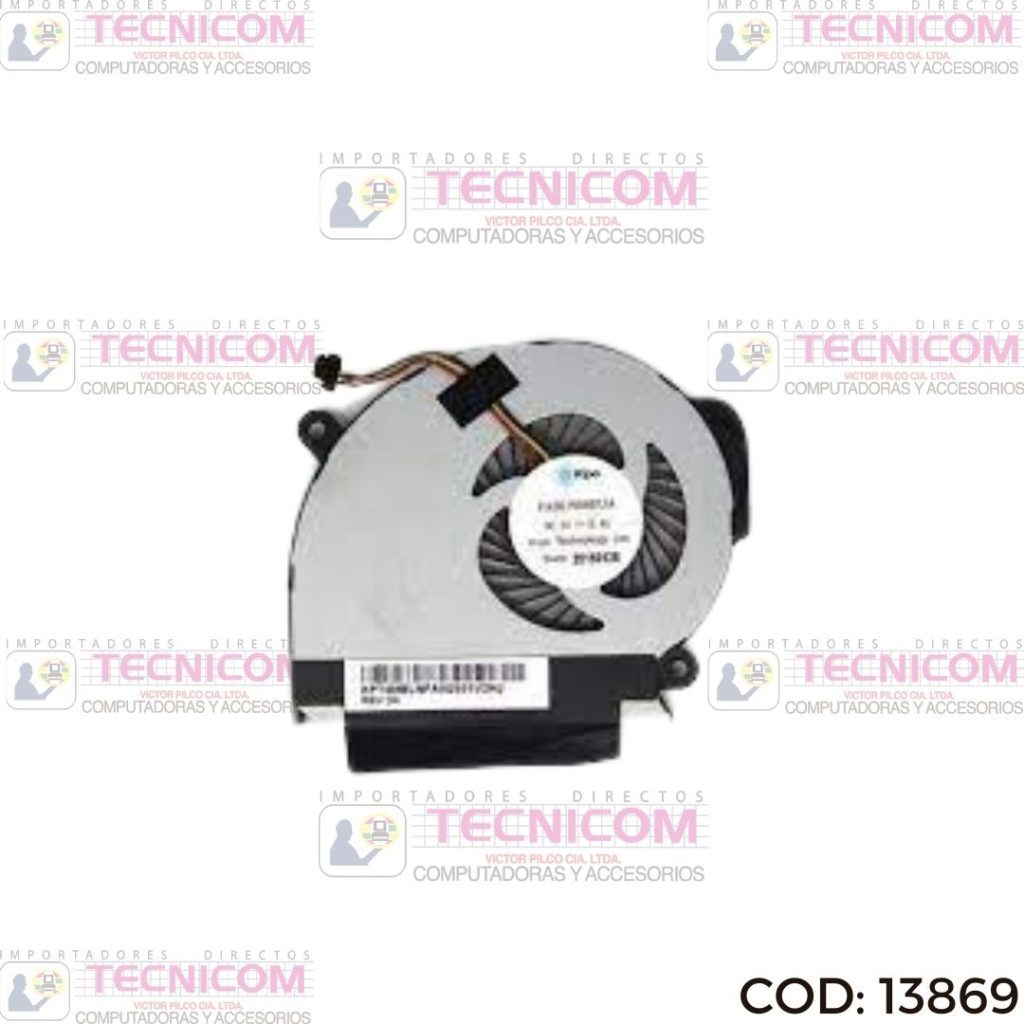 VENTILADOR INTERNO TOSHIBA S55T-B 3PIN DERECHO FABLN00EUA