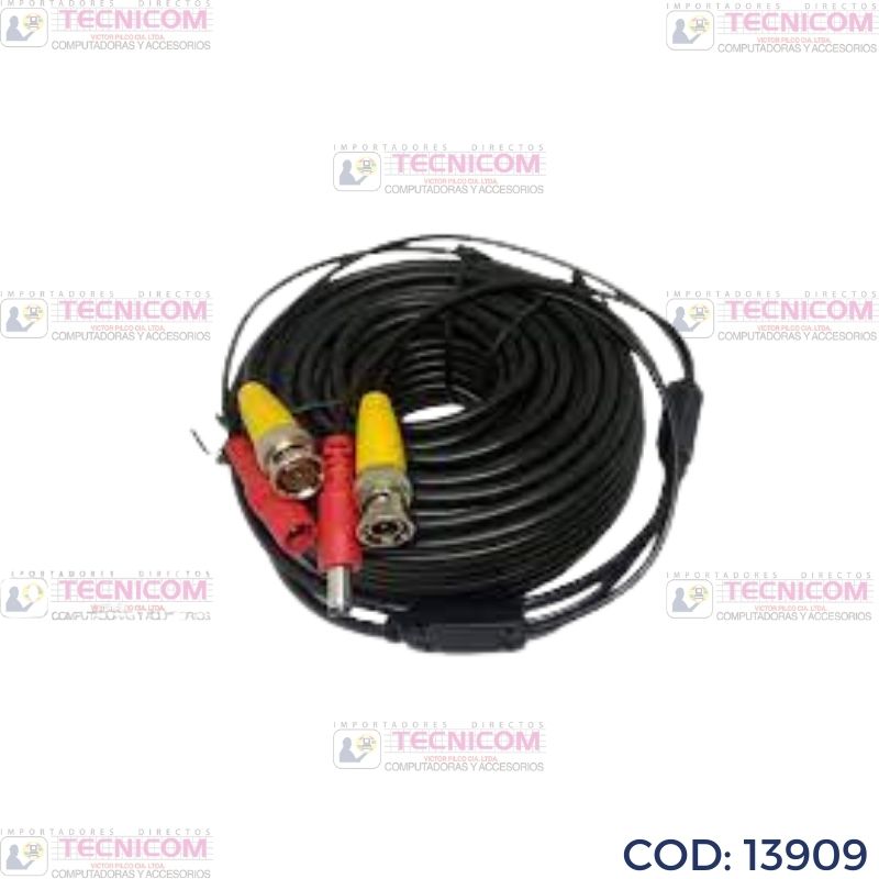 CABLE PARA CAMARA - DVR BNC 20 MTS