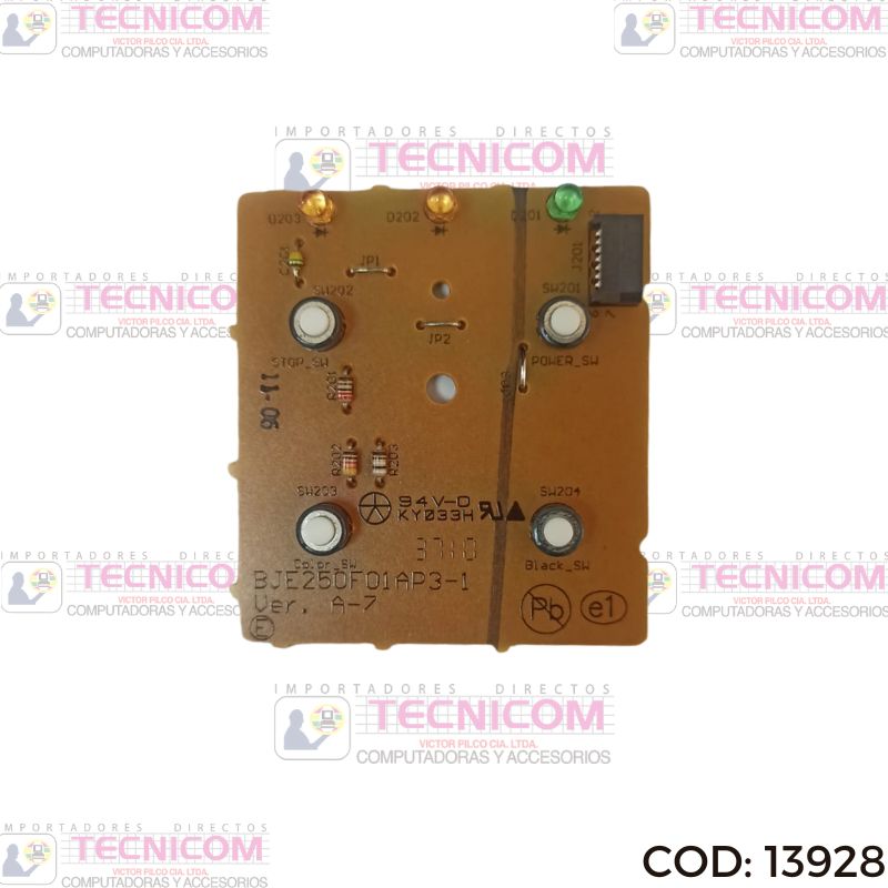 PLACA PANEL DE CONTROL EPSON L200 NX125 TX120 #2131268