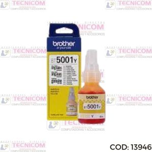 TINTA BROTHER YELLOW BOTELLA ORIGINAL 41.8ML BT5001Y