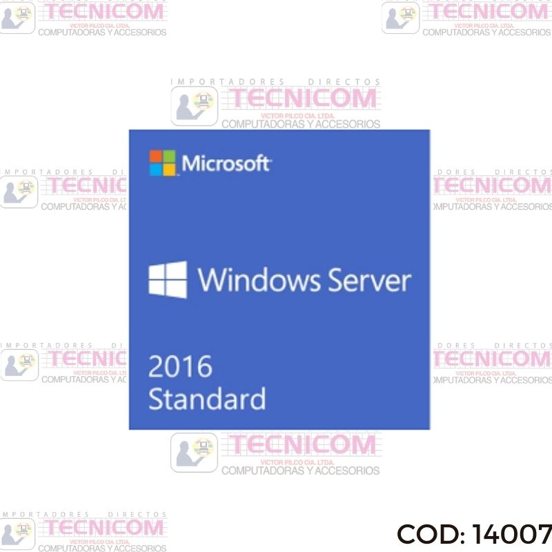 SOFTWARE WINDOWS SVR STD 2016 64bit ENG OEI DVD