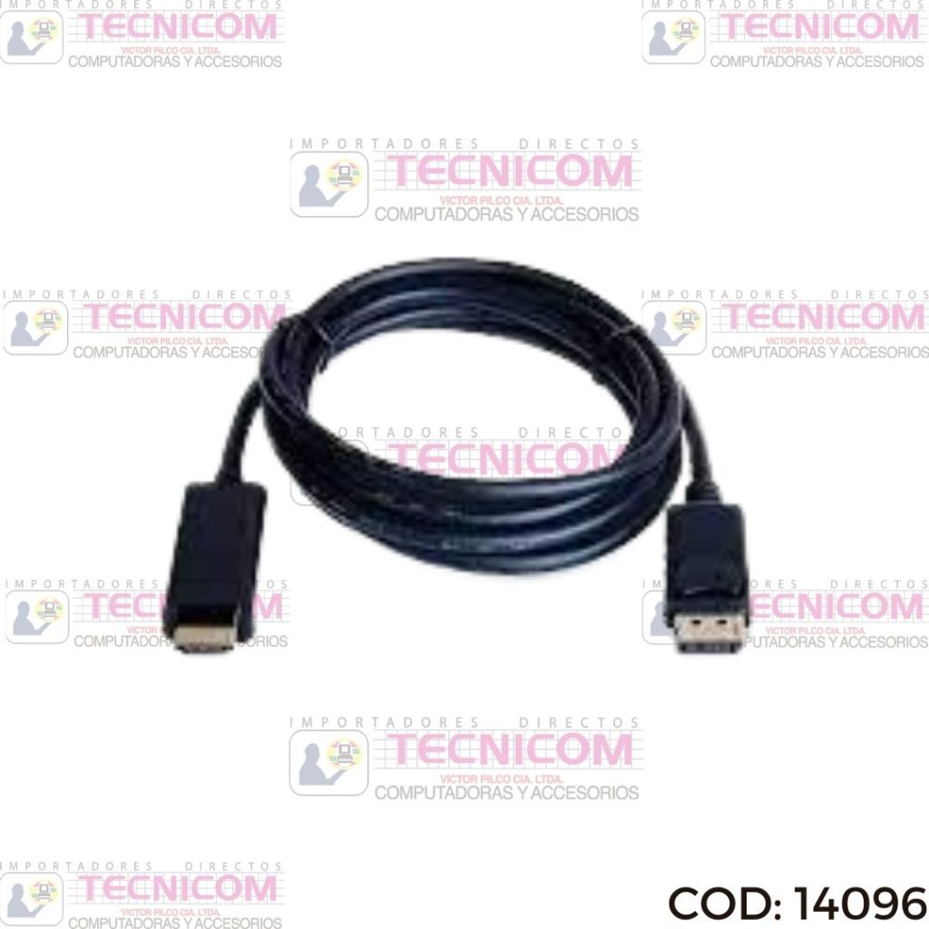 CABLE DISPLAY PORT MACHO/MACHO 1.5MTS