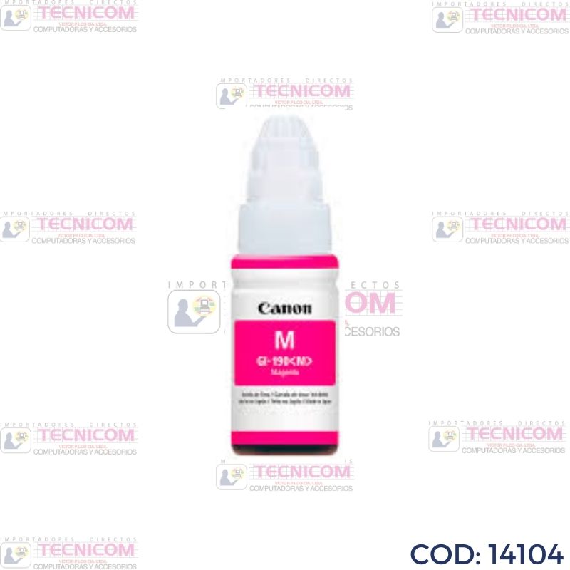 TINTA CANON 190 MAGENTA BOTELLA ORIGINAL 70ML