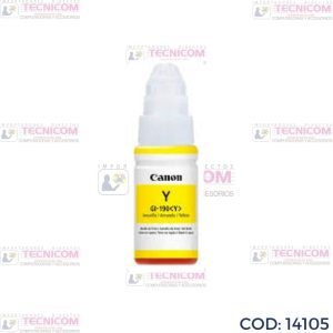 TINTA CANON 190 YELLOW BOTELLA ORIGINAL 70ML