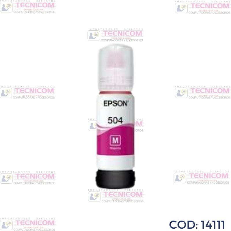 TINTA EPSON MAGENTA BOTELLA ORIGINAL 70ML T504320