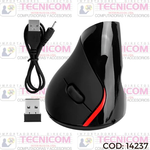 MOUSE ERGONOMICO VERTICAL INALAMBRICO RECARGABLE