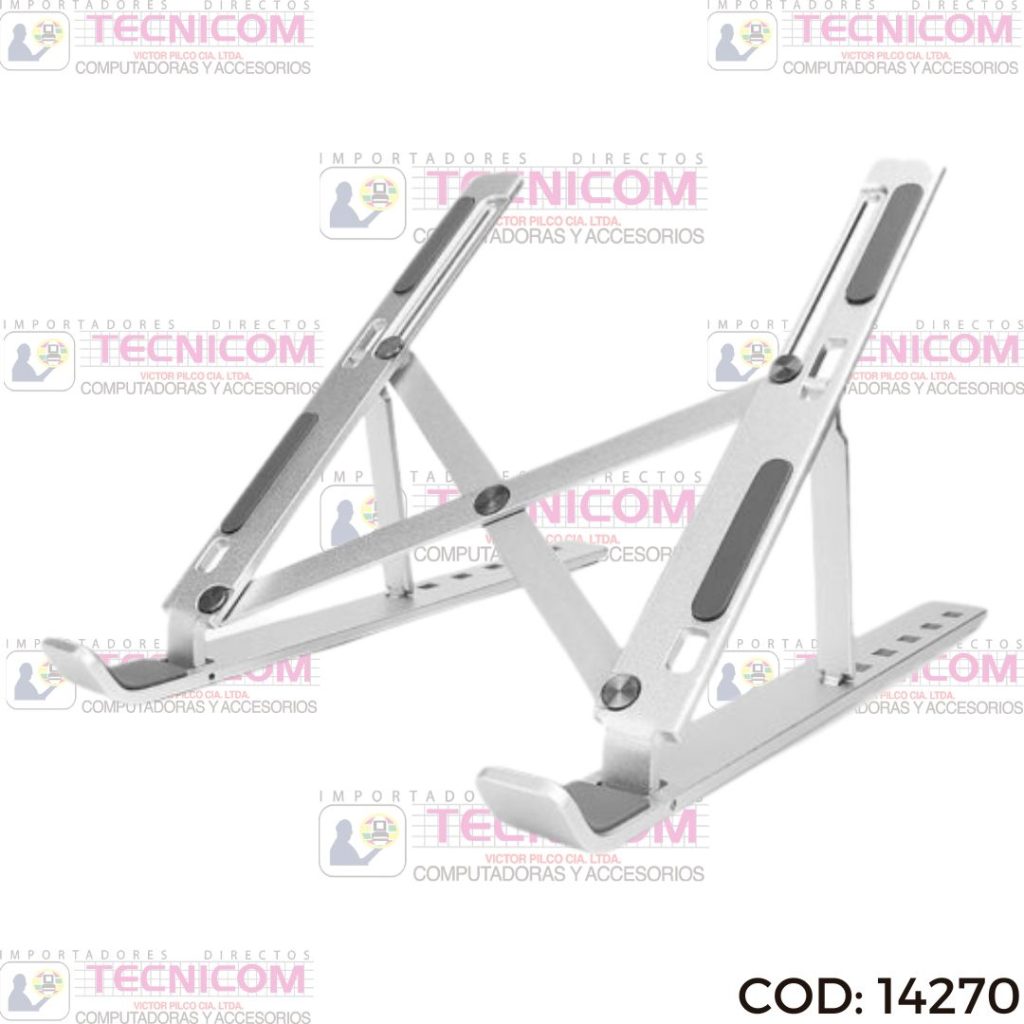 SOPORTE PARA LAPTOP Y TABLETS DE ALUMINIO PORTATIL