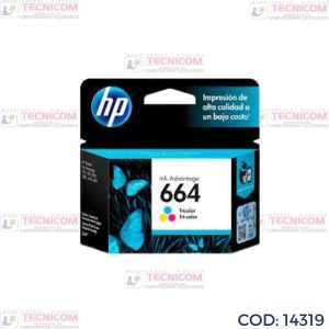 CARTUCHO HP 664 COLOR F6V28AL