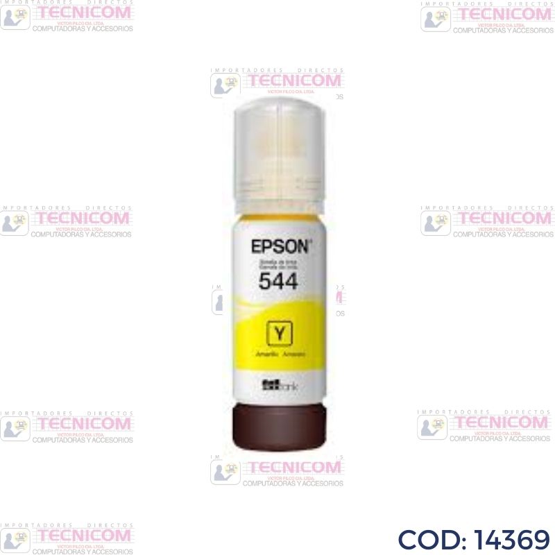 TINTA EPSON YELLOW BOTELLA ORIGINAL 65ML T544420