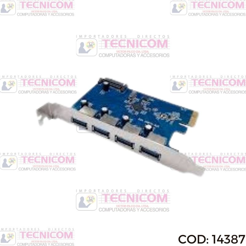TARJETA PCI-EXPRESS 4 PUERTOS USB 3.0