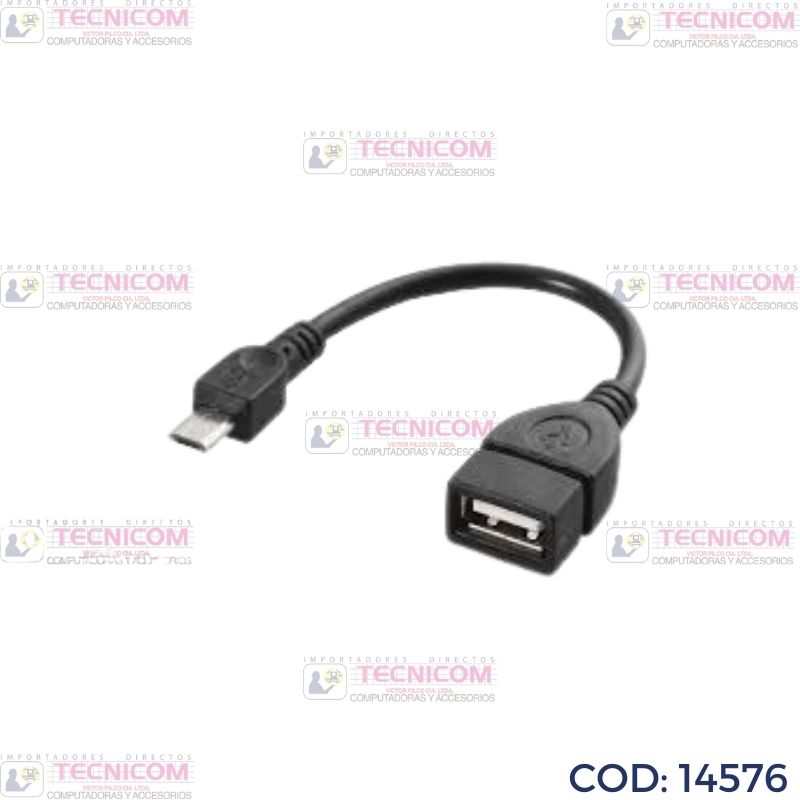 CABLE OTG MICRO USB A USB
