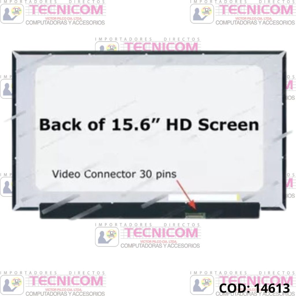 PANTALLA PARA NOTEBOOK 15.6" 1920x1080 30PIN 2mm