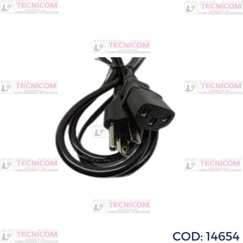 CABLE DE PODER 2.5 MTROS GRUESO 14AWG