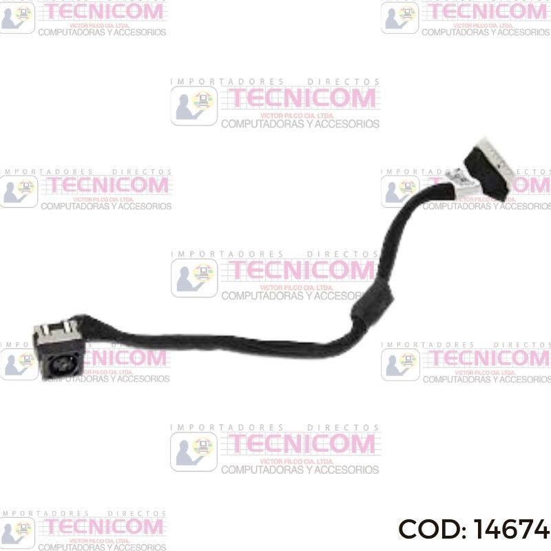 PIN DE CARGA DELL ALIENWARE 15 R1 R2 R3 #DC30100TN00 0784VK
